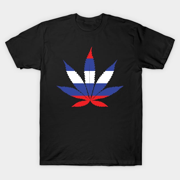 Serbia Pot Leaf T-Shirt by Dope 2